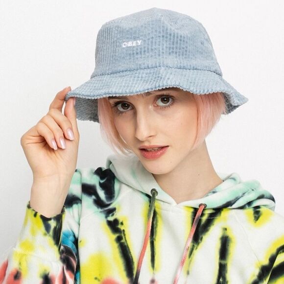 OBEY Unisex OS Butter Yellow Corduroy Bucket Hat - Picture 6 of 8